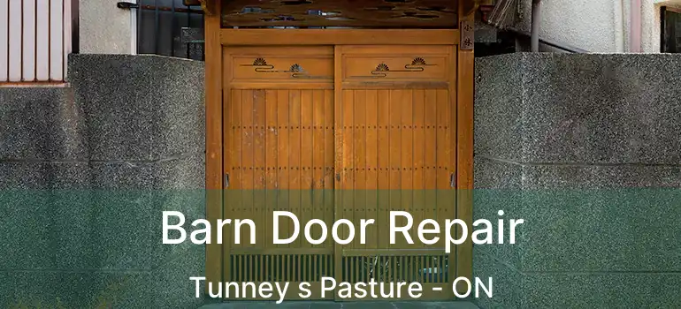  Barn Door Repair Tunney s Pasture - ON