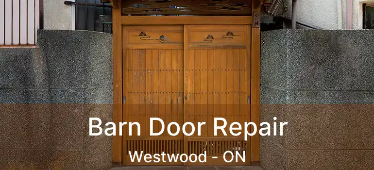  Barn Door Repair Westwood - ON