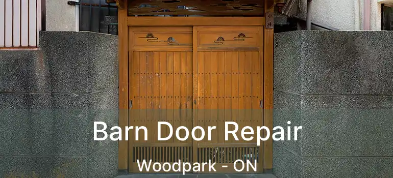  Barn Door Repair Woodpark - ON