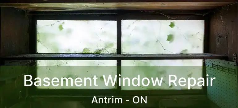  Basement Window Repair Antrim - ON