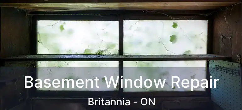  Basement Window Repair Britannia - ON