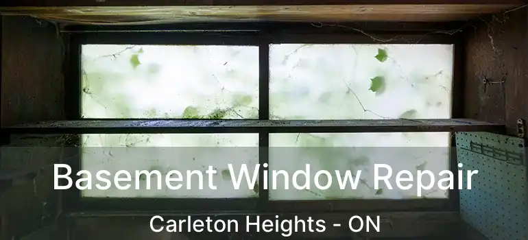  Basement Window Repair Carleton Heights - ON