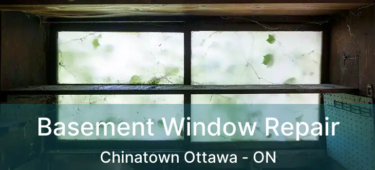  Basement Window Repair Chinatown Ottawa - ON