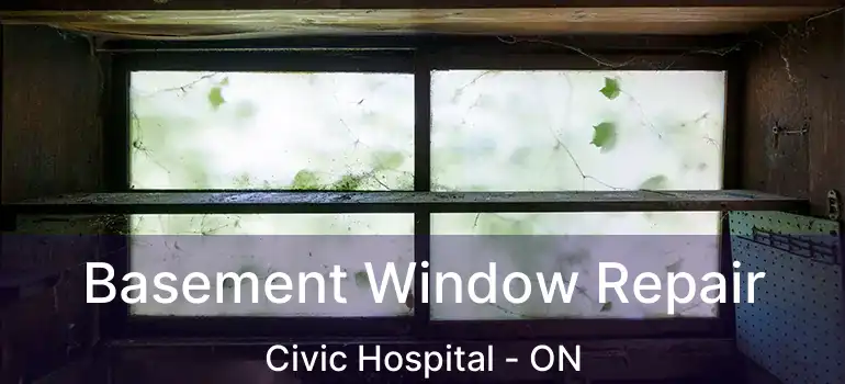  Basement Window Repair Civic Hospital - ON