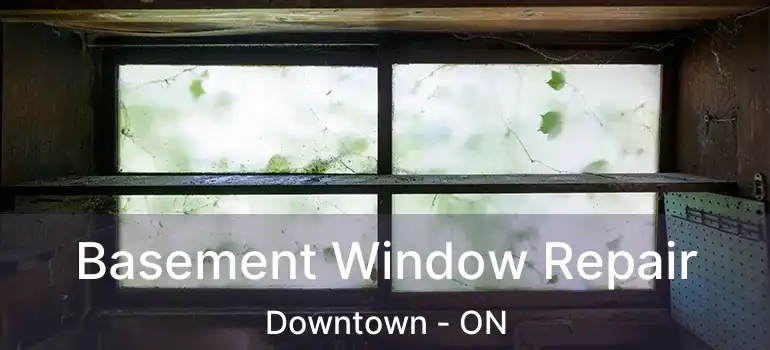  Basement Window Repair Downtown - ON