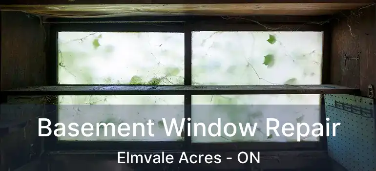  Basement Window Repair Elmvale Acres - ON