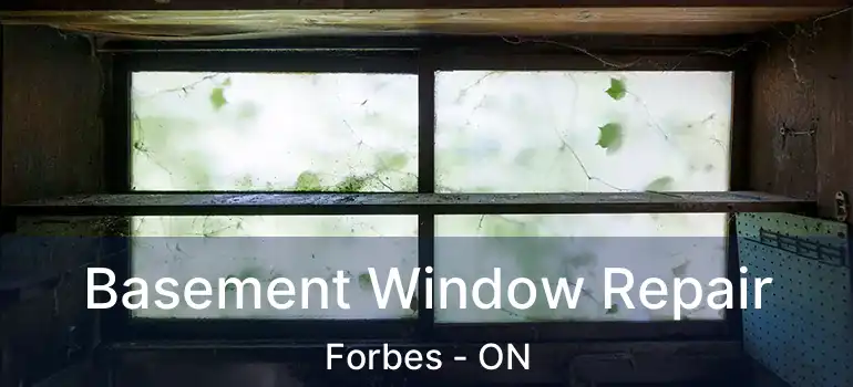  Basement Window Repair Forbes - ON