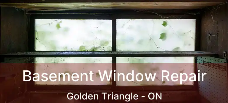  Basement Window Repair Golden Triangle - ON