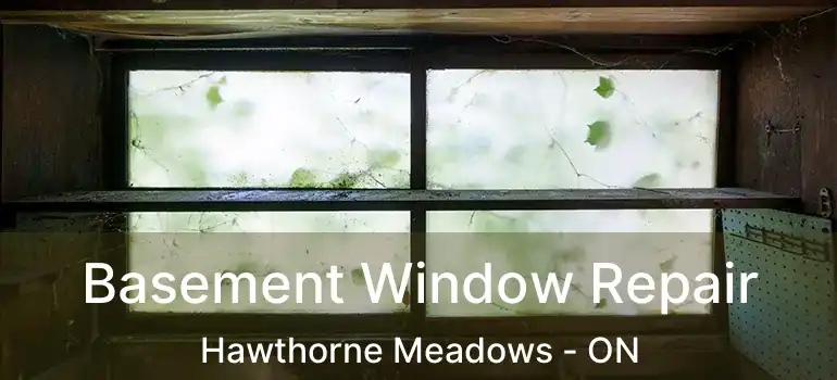  Basement Window Repair Hawthorne Meadows - ON