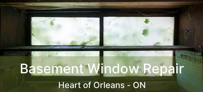  Basement Window Repair Heart of Orleans - ON