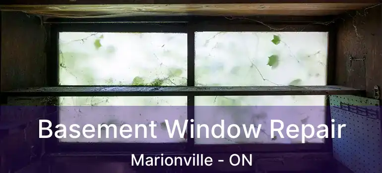  Basement Window Repair Marionville - ON