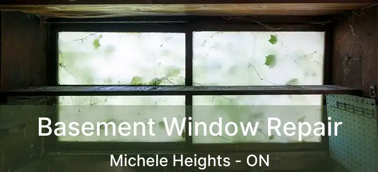  Basement Window Repair Michele Heights - ON