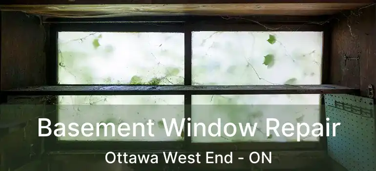  Basement Window Repair Ottawa West End - ON