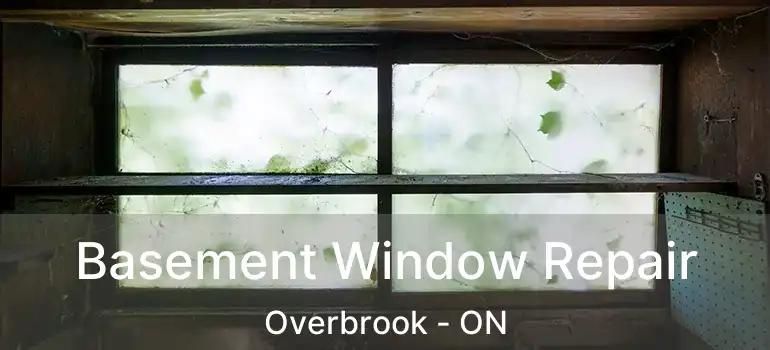  Basement Window Repair Overbrook - ON