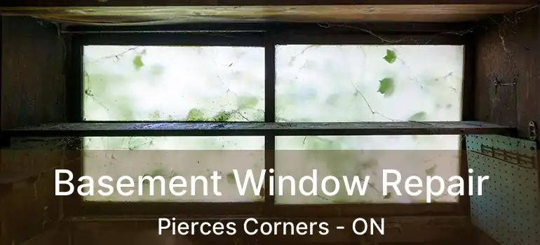  Basement Window Repair Pierces Corners - ON