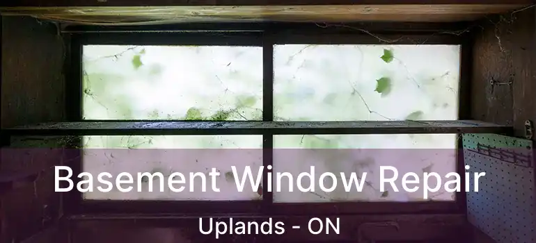  Basement Window Repair Uplands - ON