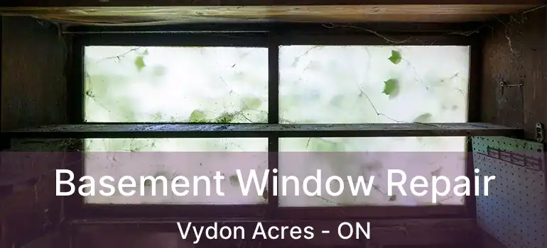  Basement Window Repair Vydon Acres - ON