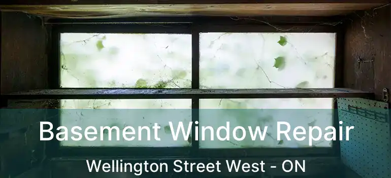  Basement Window Repair Wellington Street West - ON