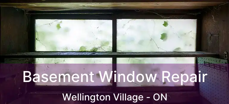  Basement Window Repair Wellington Village - ON