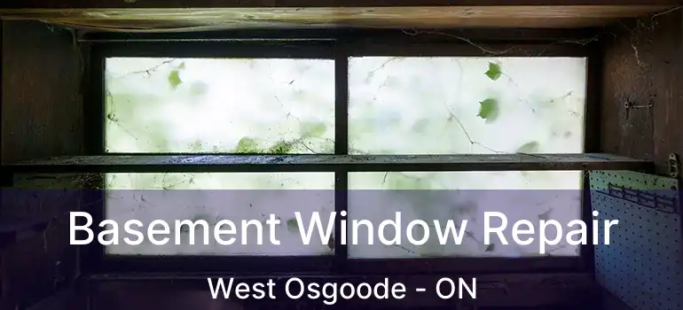  Basement Window Repair West Osgoode - ON