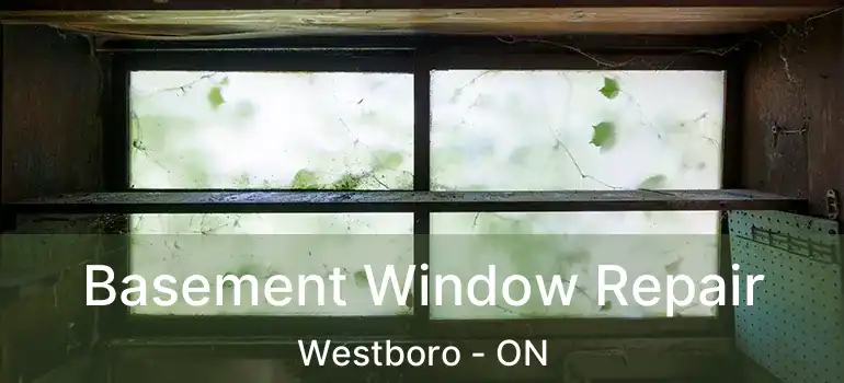  Basement Window Repair Westboro - ON