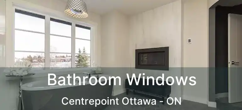  Bathroom Windows Centrepoint Ottawa - ON