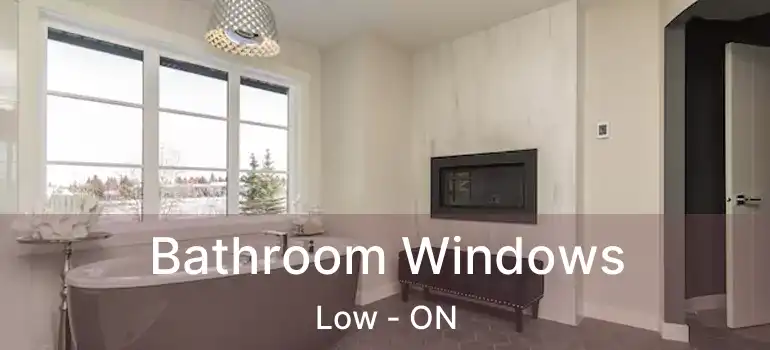  Bathroom Windows Low - ON