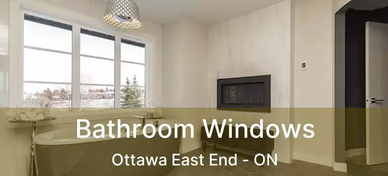  Bathroom Windows Ottawa East End - ON