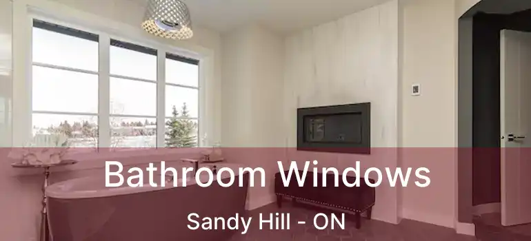  Bathroom Windows Sandy Hill - ON