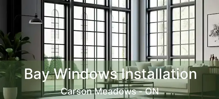  Bay Windows Installation Carson Meadows - ON