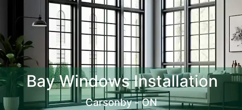  Bay Windows Installation Carsonby - ON