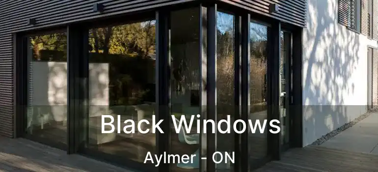  Black Windows Aylmer - ON