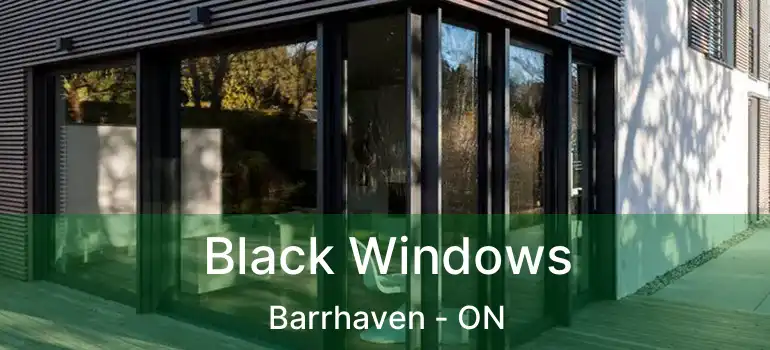  Black Windows Barrhaven - ON