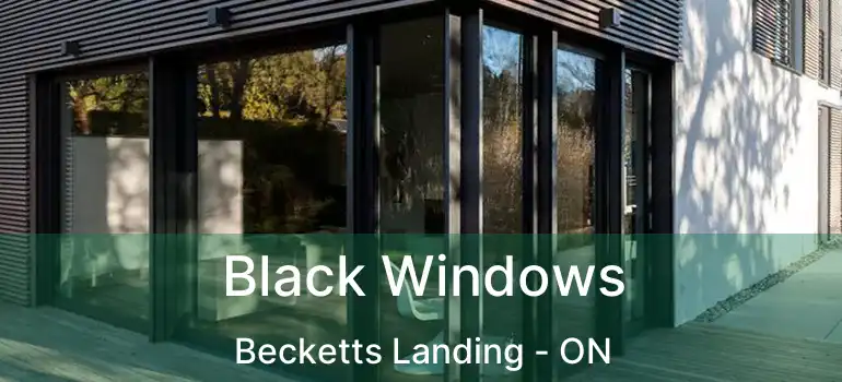  Black Windows Becketts Landing - ON