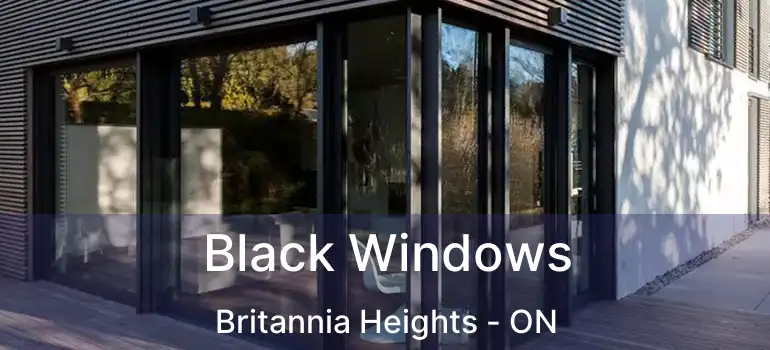  Black Windows Britannia Heights - ON