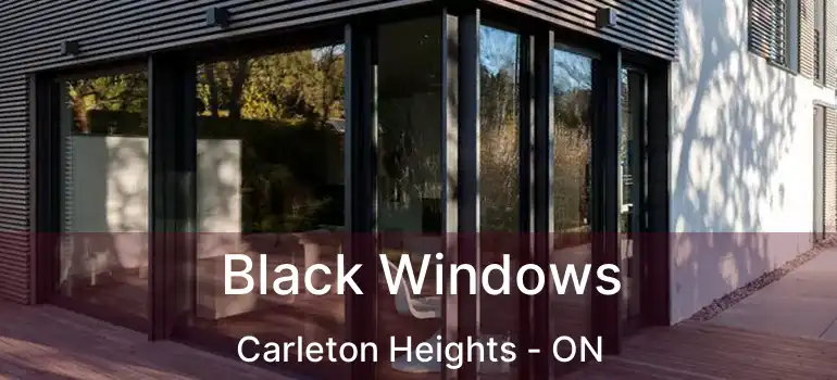  Black Windows Carleton Heights - ON