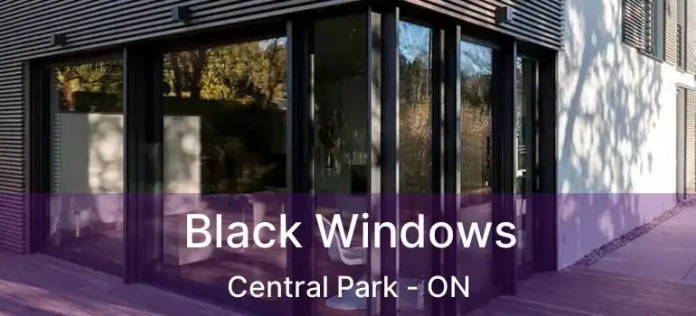  Black Windows Central Park - ON