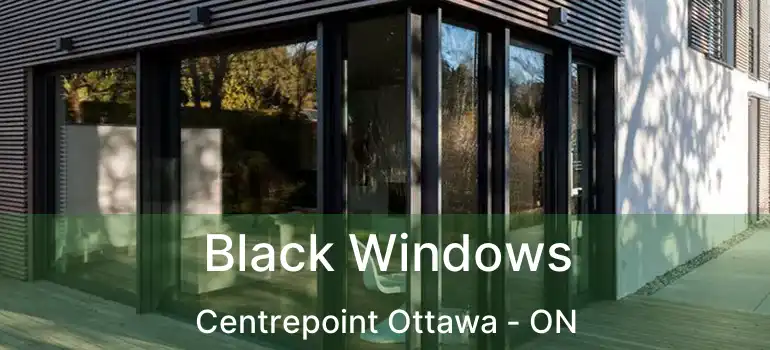  Black Windows Centrepoint Ottawa - ON