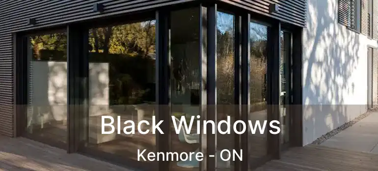  Black Windows Kenmore - ON