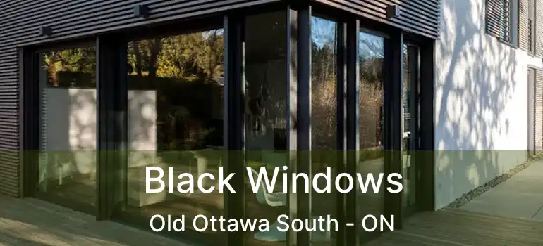  Black Windows Old Ottawa South - ON