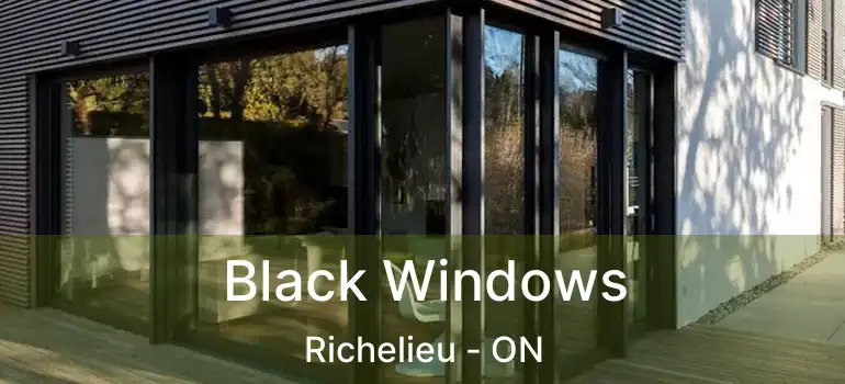  Black Windows Richelieu - ON