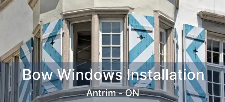  Bow Windows Installation Antrim - ON