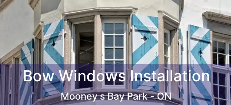  Bow Windows Installation Mooney s Bay Park - ON