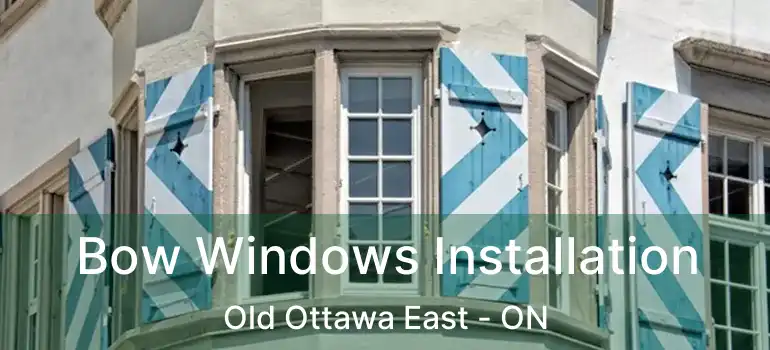  Bow Windows Installation Old Ottawa East - ON