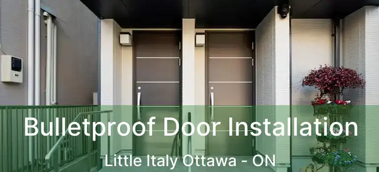  Bulletproof Door Installation Little Italy Ottawa - ON