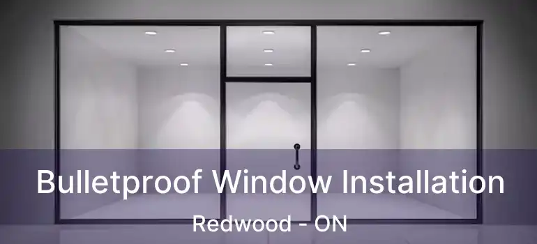  Bulletproof Window Installation Redwood - ON