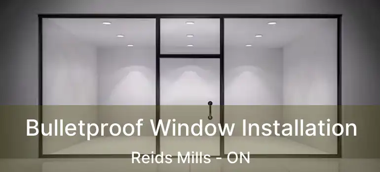  Bulletproof Window Installation Reids Mills - ON