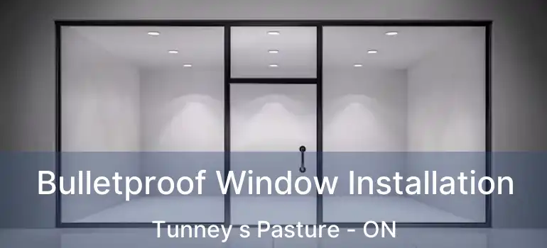  Bulletproof Window Installation Tunney s Pasture - ON