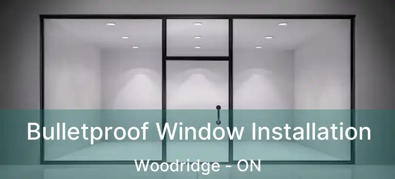  Bulletproof Window Installation Woodridge - ON