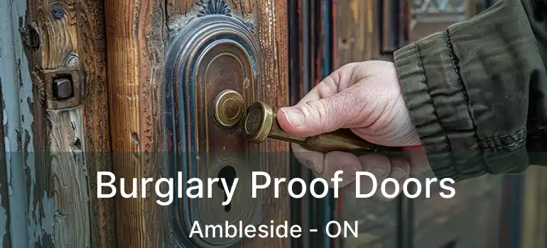  Burglary Proof Doors Ambleside - ON